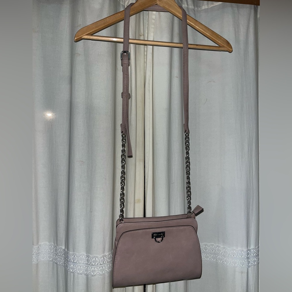 Enzo Angiolini Mauve Crossbody Bag